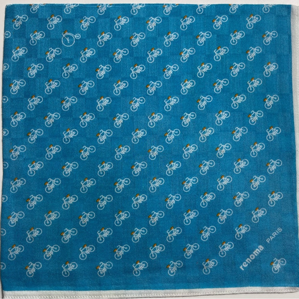 Renoma Paris Vintage Handkerchief 18 x 18 inches